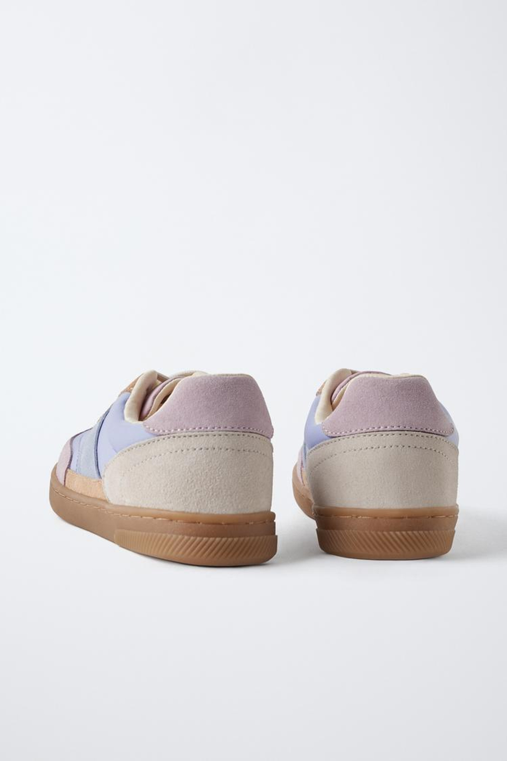 ZARA КРОССОВКИ С ДЕТАЛЯМИ РАЗНЫХ ЦВЕТОВ, РАЗНОЦВЕТНЫЙ