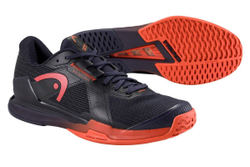 Мужские кроссовки теннисные Head Sprint Pro 4.0 Indoor - dark blue/red