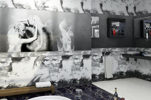 Панель ПВХ фотопечать 3D Panda Струны души 2700х250 мм