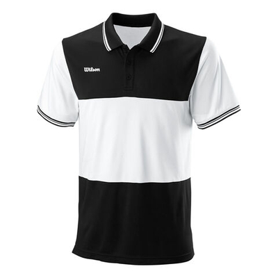 Мужское теннисное поло Wilson Polo Men - Black, White