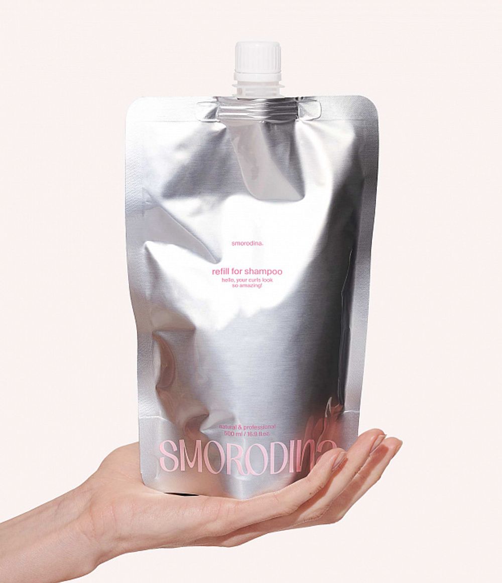 Рефил шампуня для кудрявых и волнистых волос, 500 мл (Smorodina)