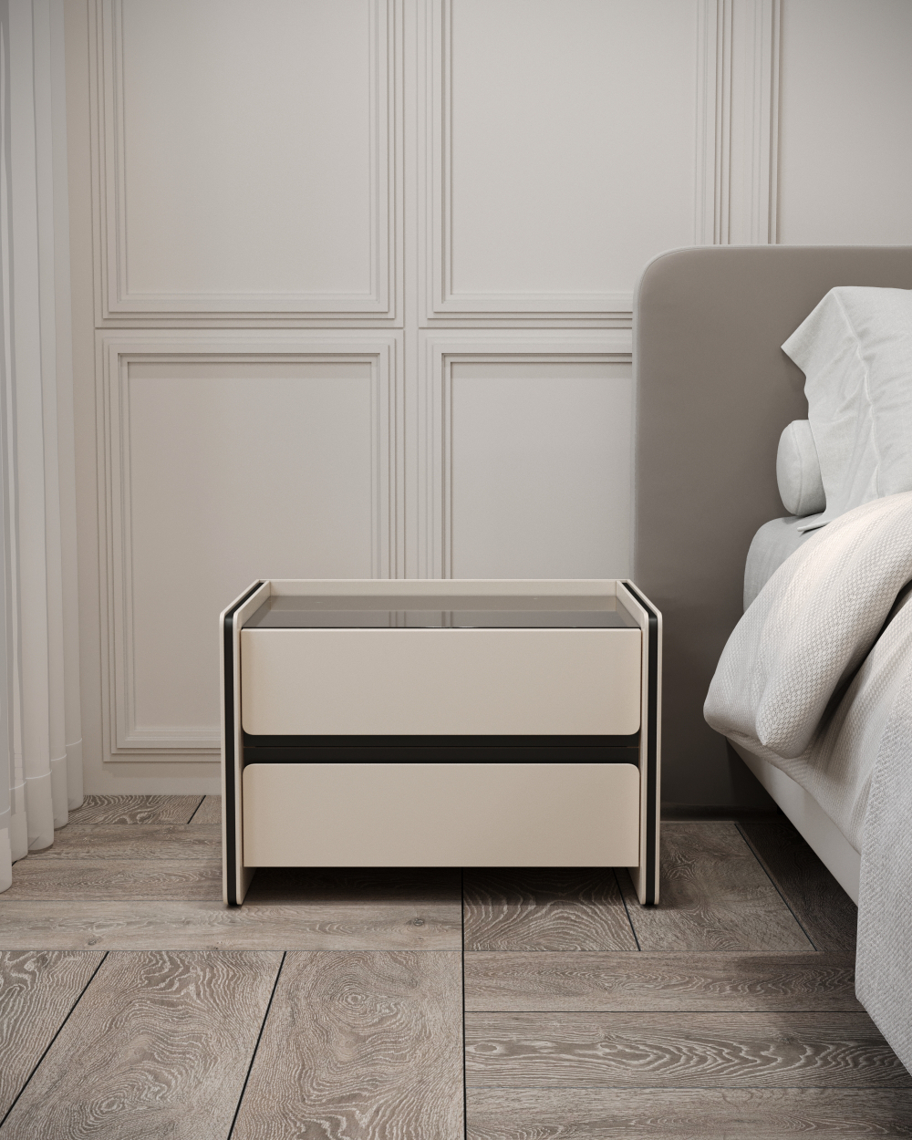 Velvet тумба прикроватная (620)