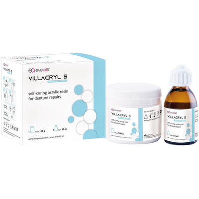 --- Villacryl S набор цвет V4 (100гр.+50мл.) Виллакрил С, холодной полимеризации для починок зубных протезов, V130V4Z05