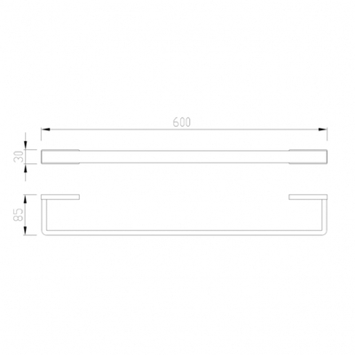 Полотенцедержатель ABBER Westen AA1754G золото матовое
