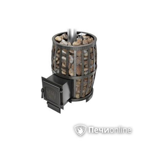 Дровяная печь-каменка Везувий Легенда Русский пар Ковка 18 (271)