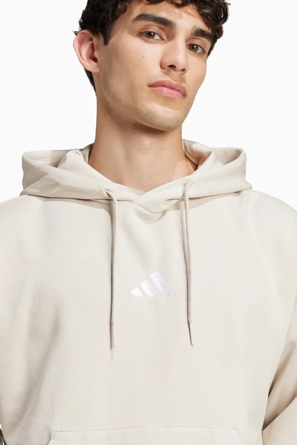 Кофта adidas Essentials Feelcozy Fleece - бежевый