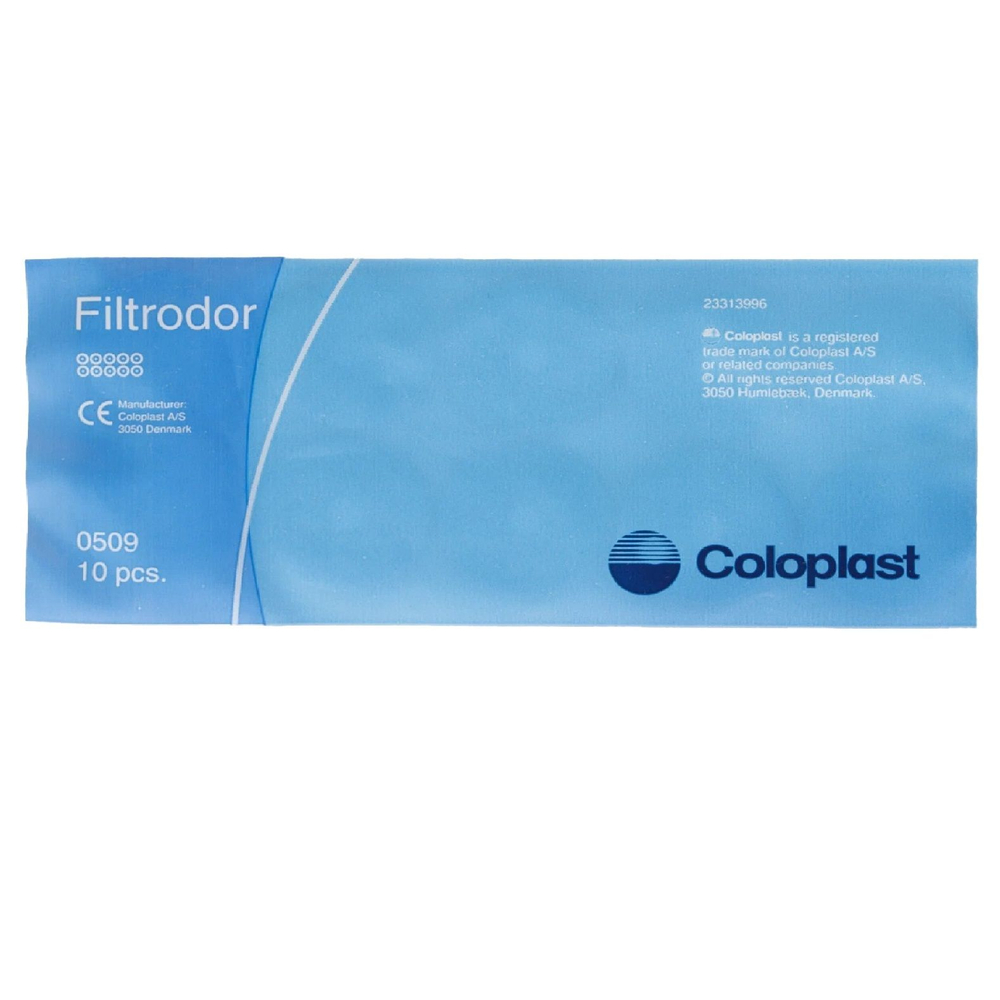 0509 Фильтр для калоприемников Coloplast Filtrodor, 10 шт.