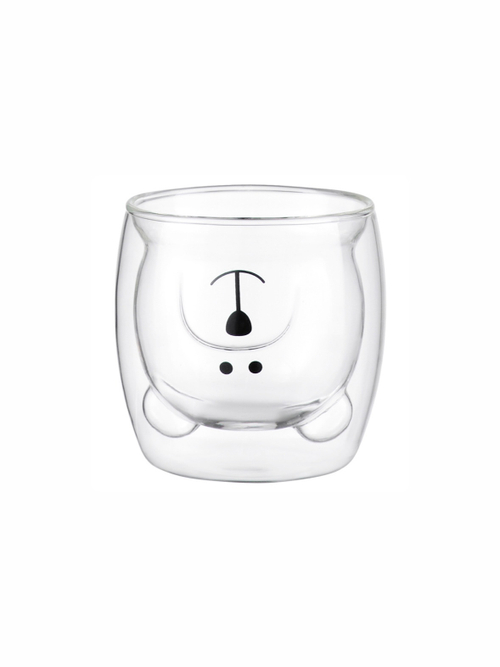 Кружка стеклянная Bear 250 мл