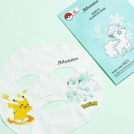 JMsolution Тканевая маска с алантоином (Вулпикс) STAMP IN ALLANTOIN MASK POKEMON 30ml