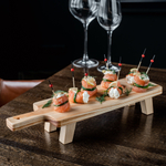 Деревянная сервировочная  доска для подачи блюд и закусок из древесины кедра. Art of Siberia. RD10