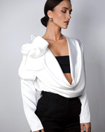 Блуза "На роскошном" в зефирном шелке