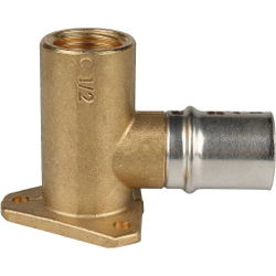 Угольник настенный с креплением удлиненный 1/2"х20