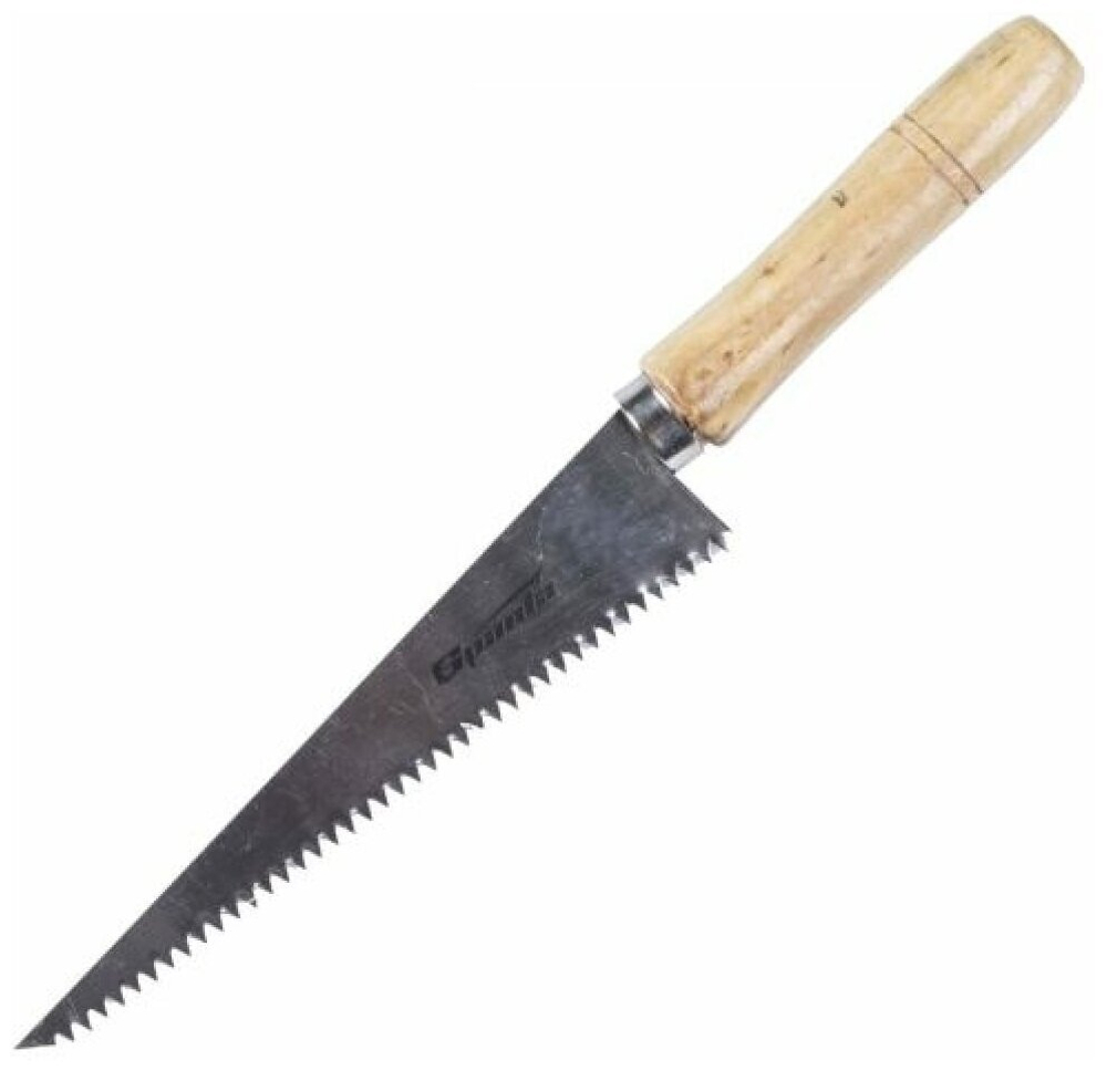 НОЖОВКА ПО ГИПСОКАРТОНУ 180ММ ДЕРЕВЯННАЯ РУКОЯТКА SPARTA 233905