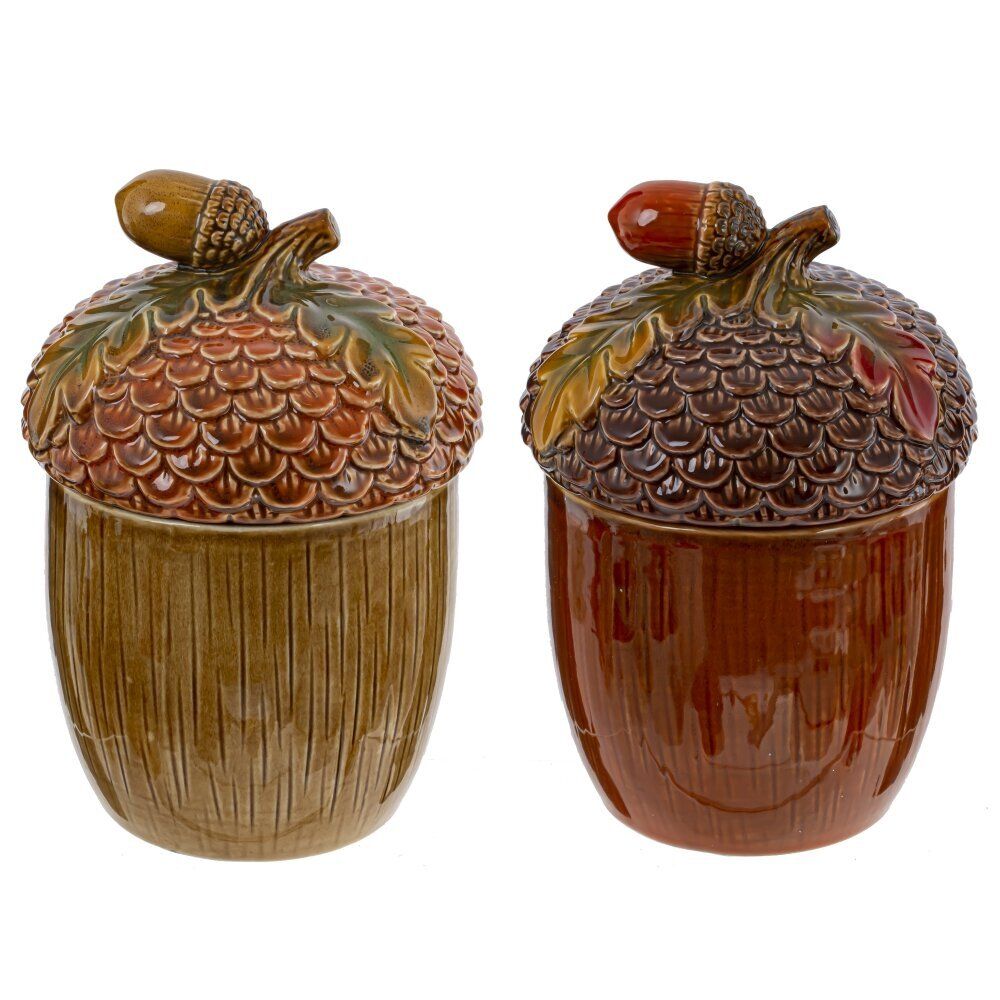 GAEM Емкость для сыпучих продуктов "Жёлудь", 700 мл, L13 W13 H18 см, 2в.