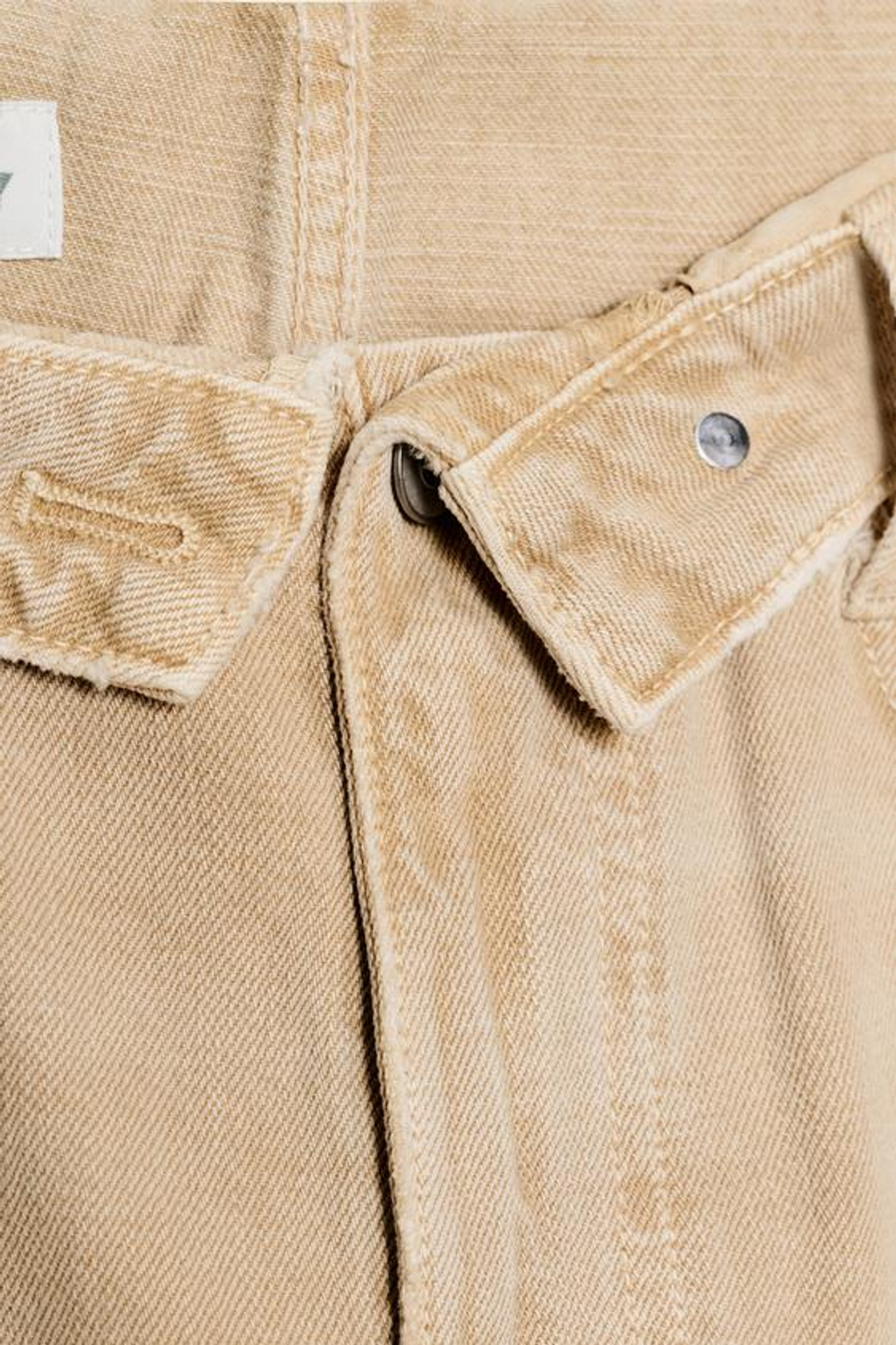 ZARA ДЖИНСЫ TRF СО СРЕДНЕЙ ПОСАДКОЙ И ОТЛОЖНЫМ ПОЯСОМ, РЫЖЕВАТО-КОРИЧНЕВЫЙ