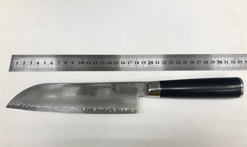 TG-D6 G10Нож дамасская сталь VG10