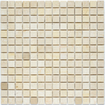 Мозаика 20X20 Crema Marfil Polished (JMST033) 305X305X4, натур. мрамор