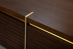 Консоль Malibu, 150х85 см, шпон американского ореха