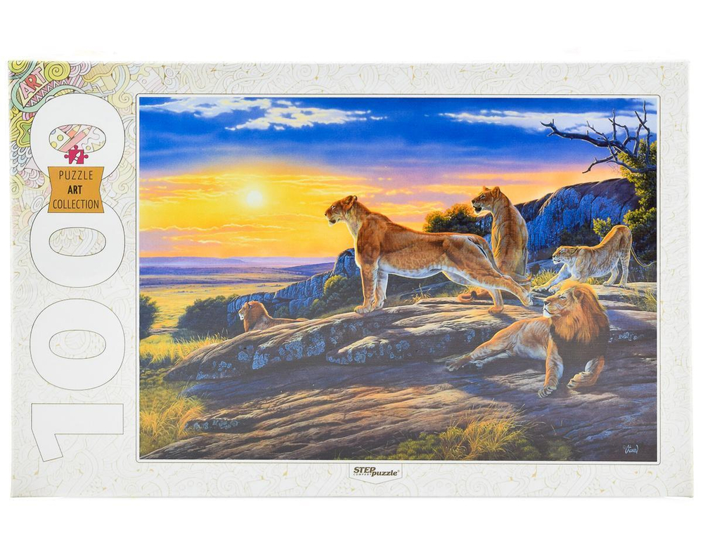 Пазл 1000эл. "Перед охотой" (Степ пазл)