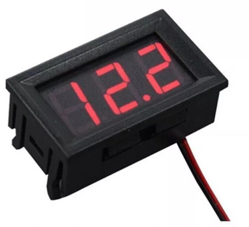 Цифровой вольтметр постоянного тока 4,5 В до 30 В (три цвета)