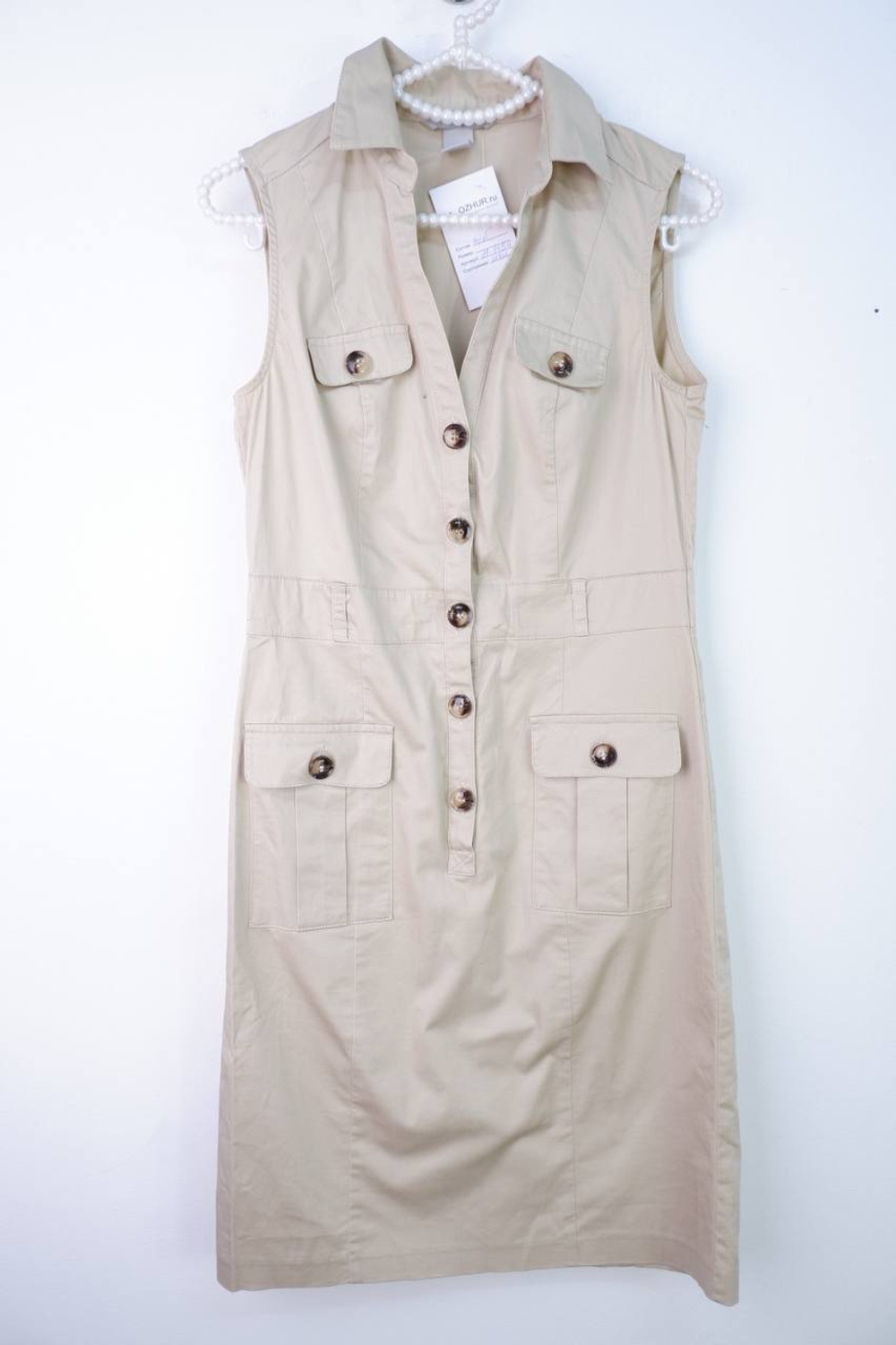 Платье H&M прямого кроя, маркировка 34 eur, на 40 размер