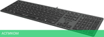 Клавиатура A4Tech Fstyler серый/белая подсветка (FX60H GREY/WHITE)