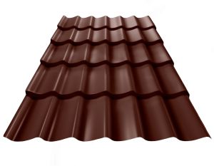 Металлочерепица Супермонтеррей , матовый полиэстер 0.45мм
