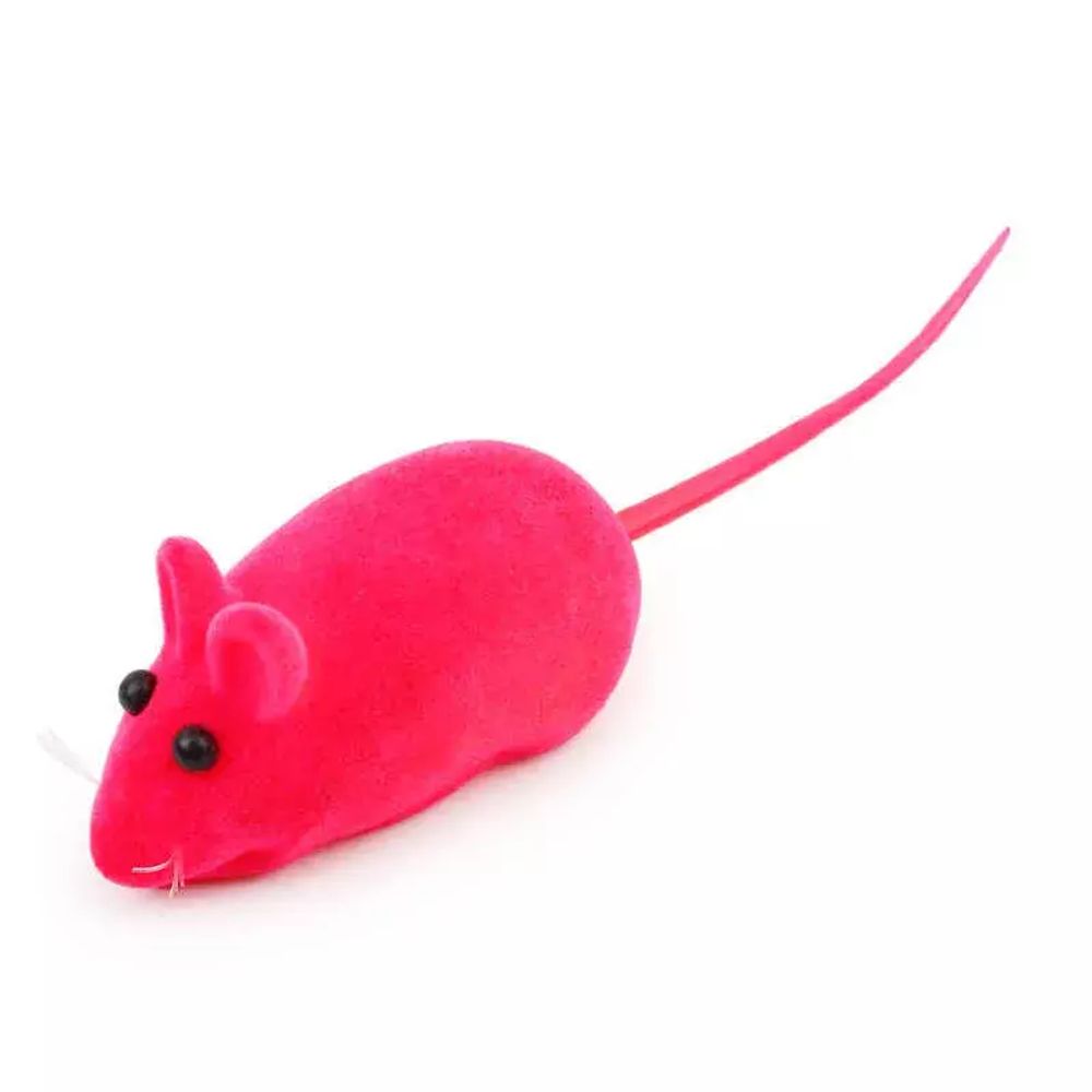 Игрушка для кошек Мышь бархатная, 6 см