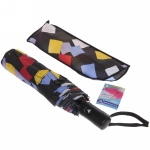 Зонт женский полуавтомат «Ultramarine - Геометрия», микс 6 цветов, 8 спиц, d-100см, длина в слож. виде 68см