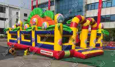 Надувной батут "Тропикана мини", 8*6*5 м