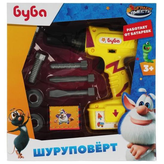 Шуруповерт БУБА кор.25,5*27*6,5см ИГРАЕМ ВМЕСТЕ