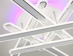 Ambrella Потолочный светодиодный светильник с подсветкой RGB с пультом Original FA8907
