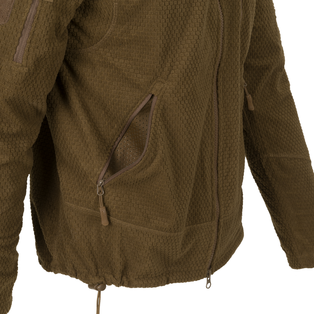 Helikon-Tex ALPHA TACTICAL Jacket - Grid Fleece - Coyote