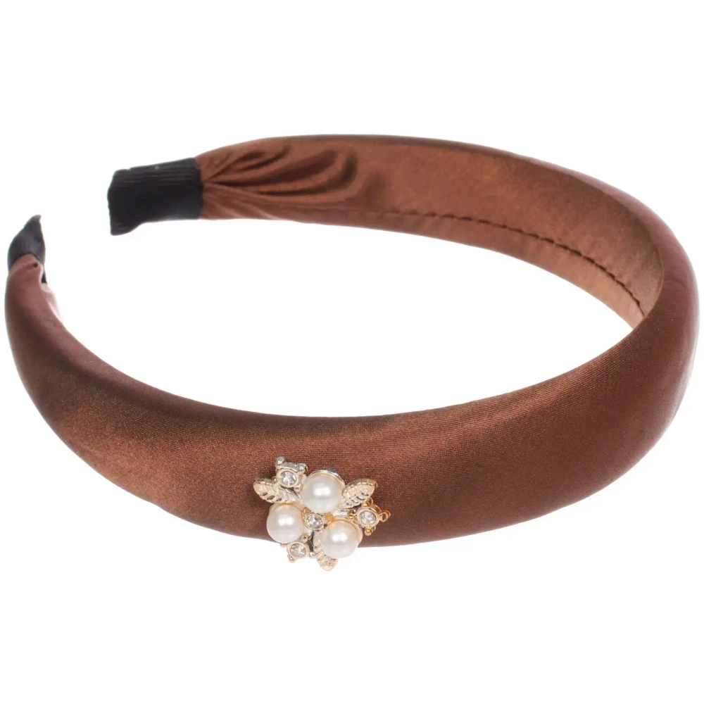 Ободок для волос «МАРЦИПАН», парли, ширина 2,8см, микс 6 цветов ( в пакете с подвесом)