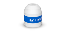Защитный колпак на шар фаркопа Hyundai, белый, пластик