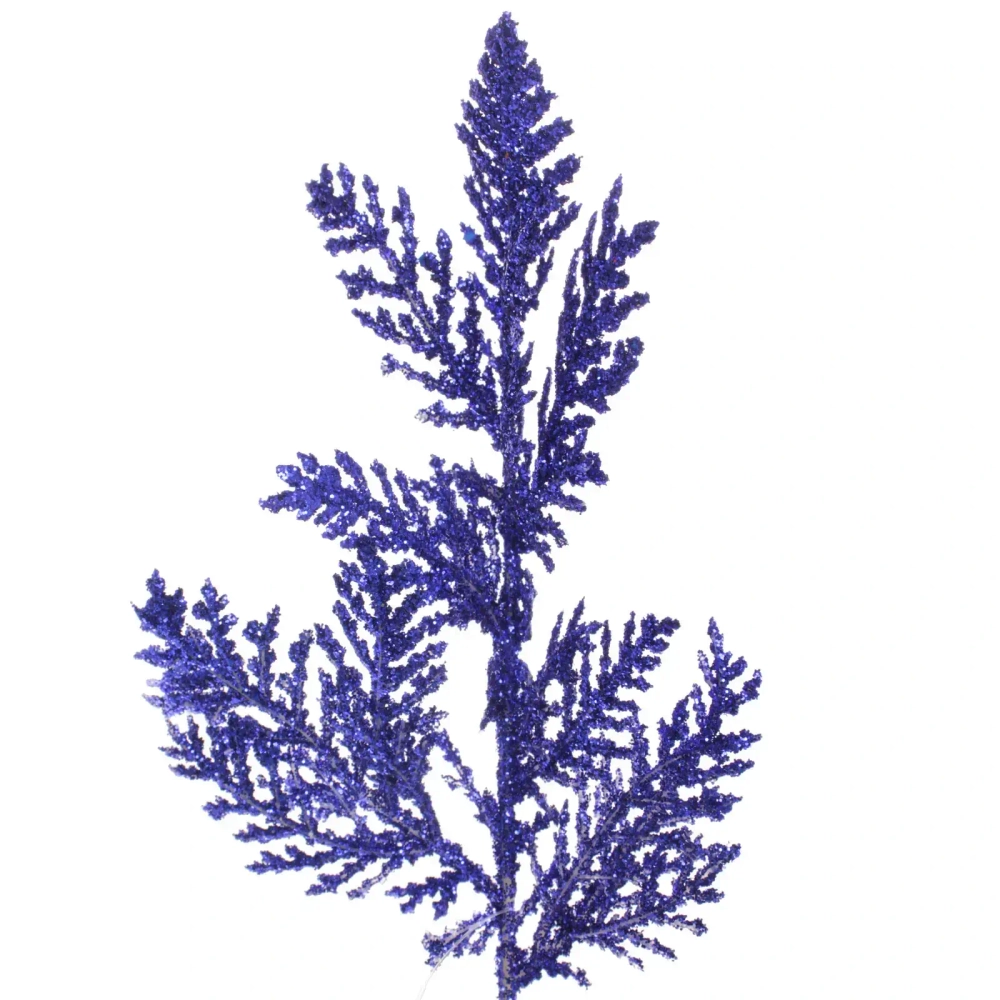 Ветка декоративная «Зимний сон» 25 см, Сапфир