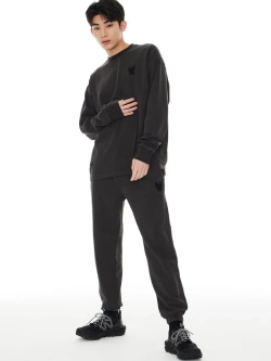 Свитшот с длинным рукавом с принтом salt washing