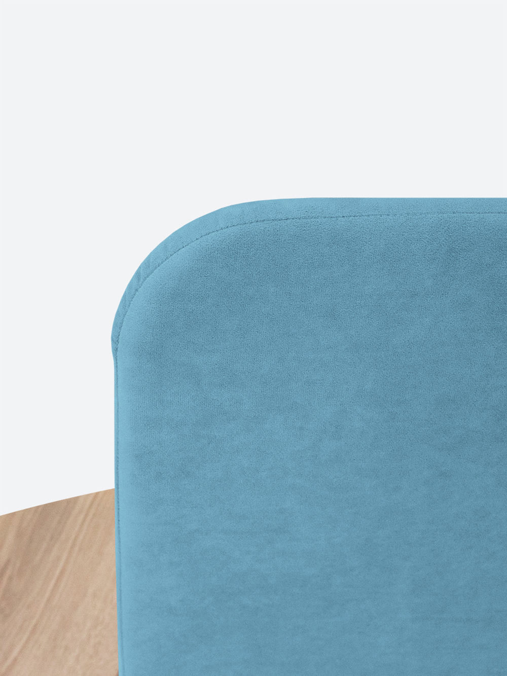 Подлокотник левый для кресла-кровати Миник, велюр Candy Blue, 1 шт (под левую руку)