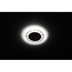 DK LD46 SL Светильник ЭРА декор cо светодиодной подсветкой MR16, зеркальный | Встраиваемые LED светильники