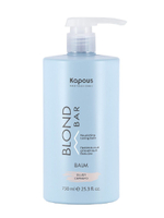 Kapous Professional Blond Bar Бальзам оттеночный для волос, питательный, для оттенков блонд, Стальной, 750 мл
