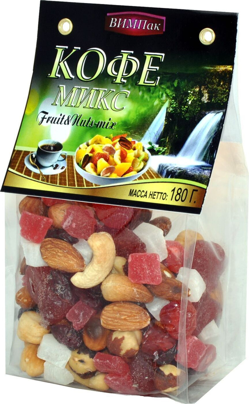 Смесь орехов и цукатов "Кофе микс" Вимпак  500 гр