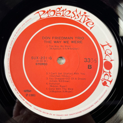 Винтажная виниловая пластинка LP Don Friedman Trio The Way We Were (Япония 1981) (Оби)