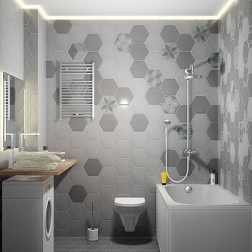 Керамогранит Kerama Marazzi Пуату 231х200 мм серый