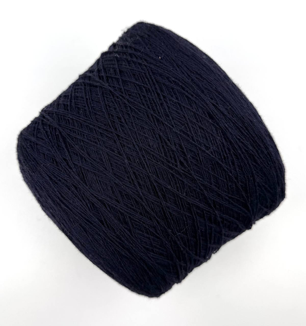 Меринос 50% кашемир 50%, 750 м в 100 гр (темно-синий)