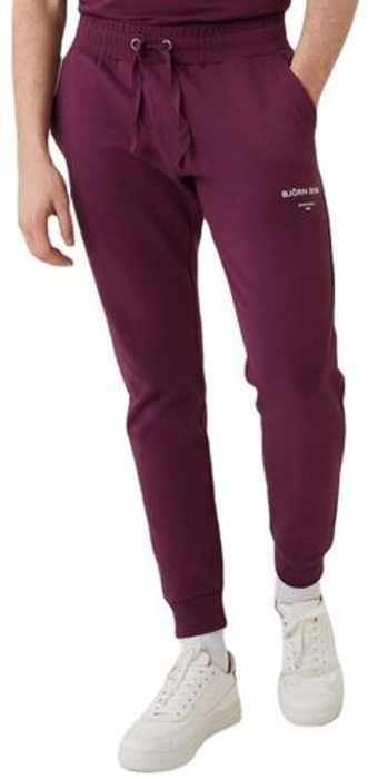 Мужские теннисные штаны Björn Borg Logo Pants - Фиолетовый
