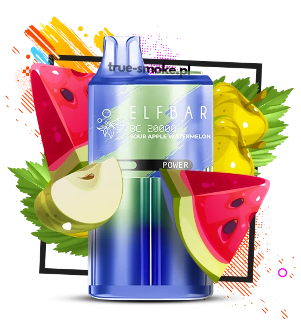 ELFBAR BC20000 - Sour Apple Watermelon