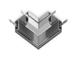 Ambrella Коннектор угловой для корпуса в натяжной потолок Magnetic 220V Magnetic 220V GL1043