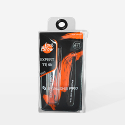 Пинцет EXPERT 11 TYPE 4мм (П-49) узкие скошенные кромки Черный (TE-11/4) СТАЛЕКС