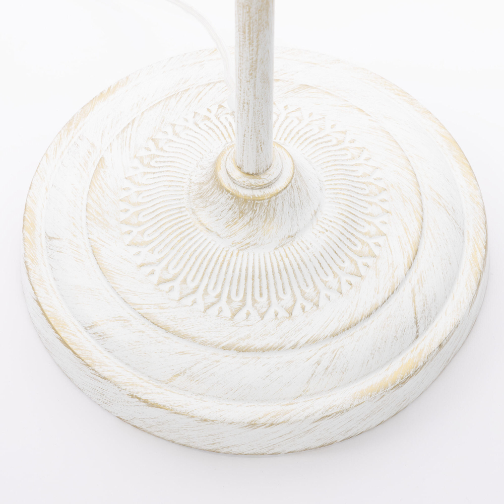 Citilux Базель CL407923T Торшер патина со столиком и красным абажуром