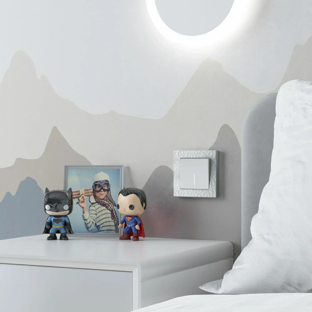 Рамка на 1 пост Hammer (белый) W0012401